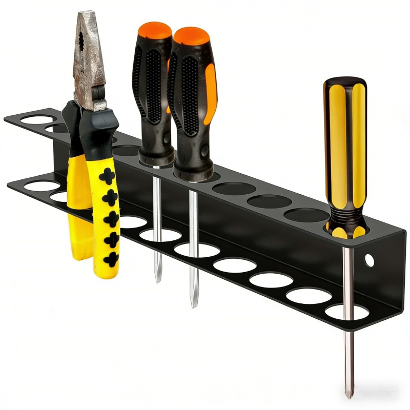 Workshop Tools Uses - 14-teilige wandmontierte rostfreie Werkzeugaufbewahrungstafel für den