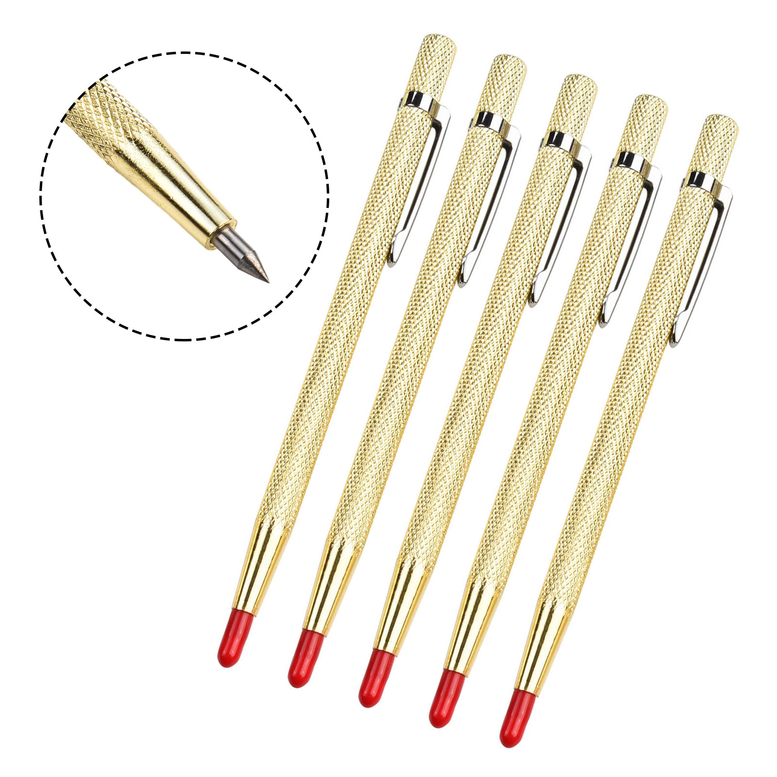 Workshop Hand Tools And Equipment - Beschriftungsstift, Stift, Glasschneider, Gold, verschleißfeste Schneidemaschine,