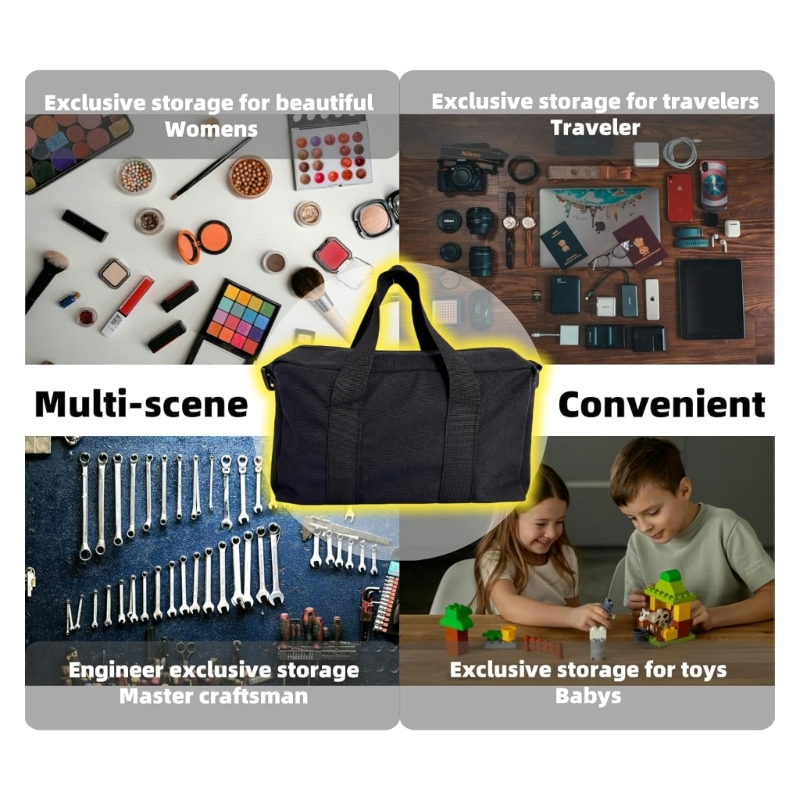 Workshop Tools Uses - Robuste Werkzeugtasche aus Stoff mit breiter