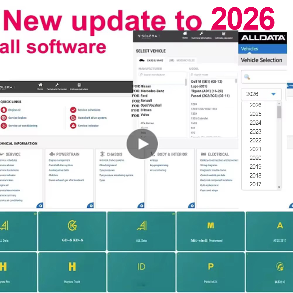 2026 Alldata Online Software:  – Workshop Tools Diagram Bewertung und Preis