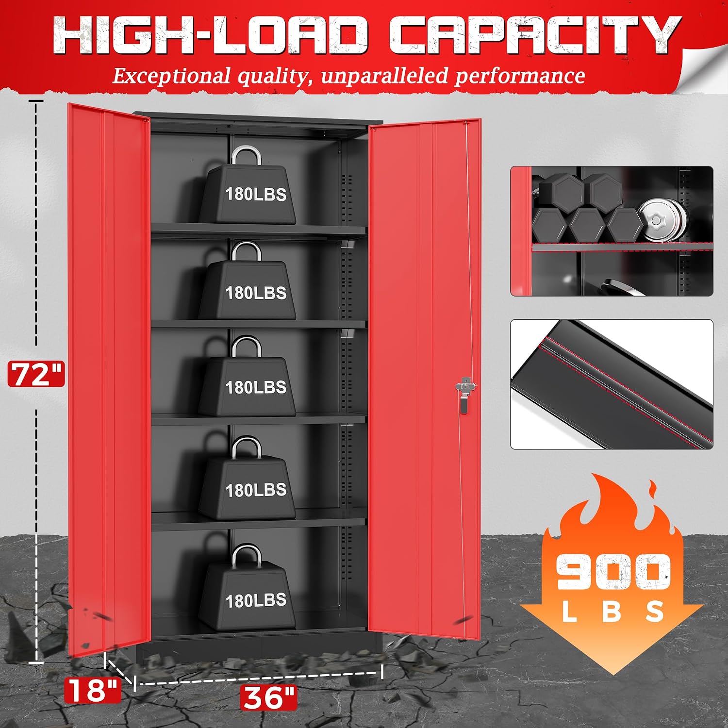 Robuster Metall-Garagenschrank – Workshop Tools Storage Bewertung und Preis