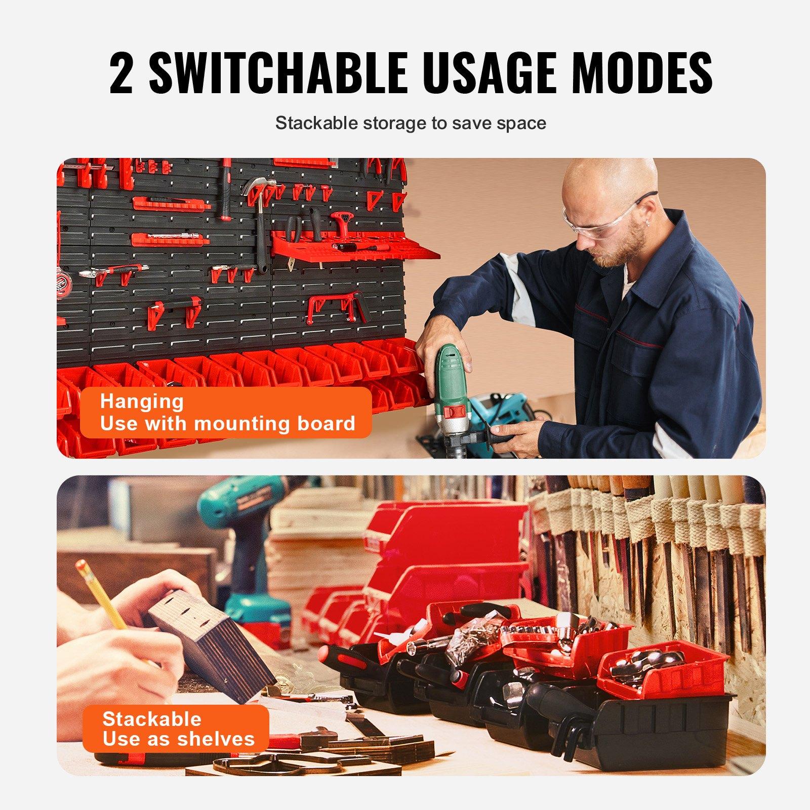 Wandmontierter 30-Fächer Kunst – Workshop Tools Storage Bewertung und Preis