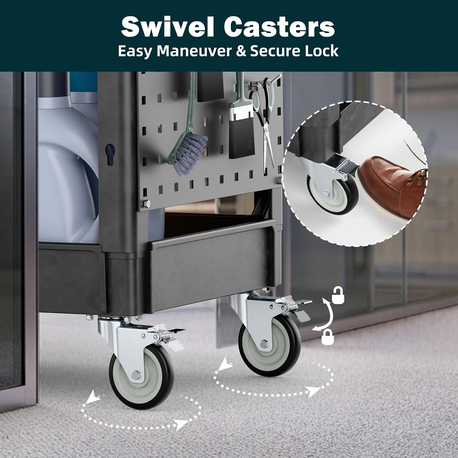 Robuster 2-Etagen-Servicewagen – Workshop Tools.Hanging Board Bewertung und Preis