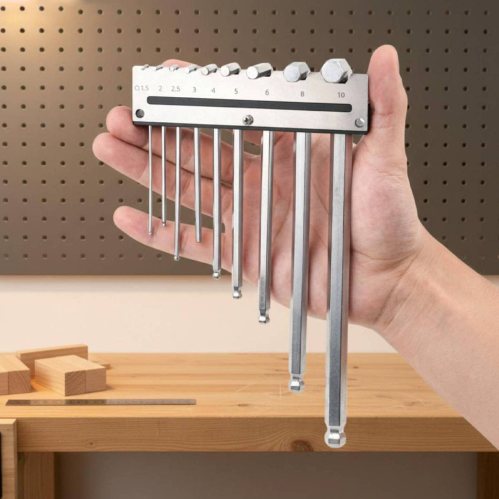 Wandmontierter Sechskantschlüs – Workshop Tools Storage Bewertung und Preis