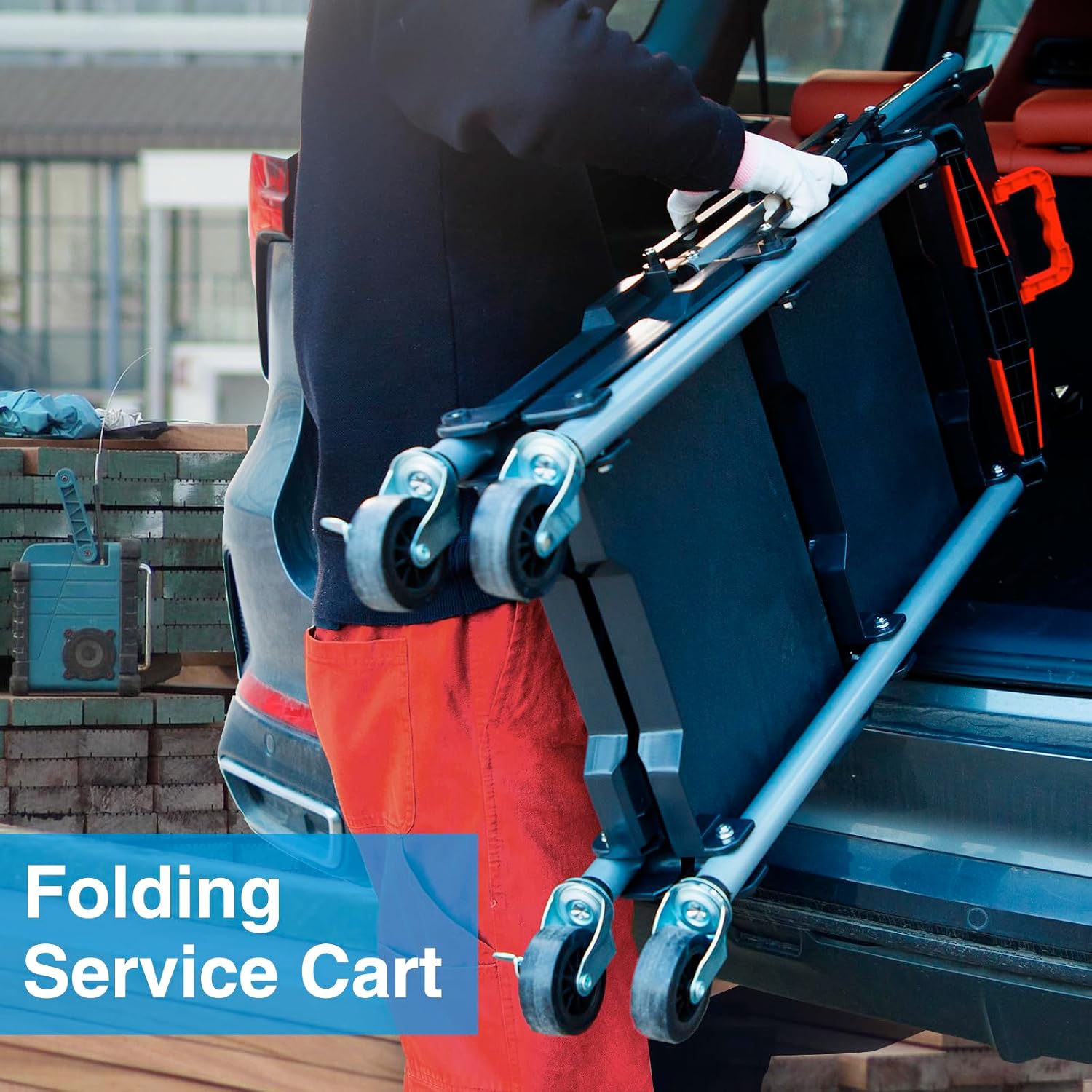 3-stöckiger faltbarer Rollwage – Workshop Tools Storage Bewertung und Preis